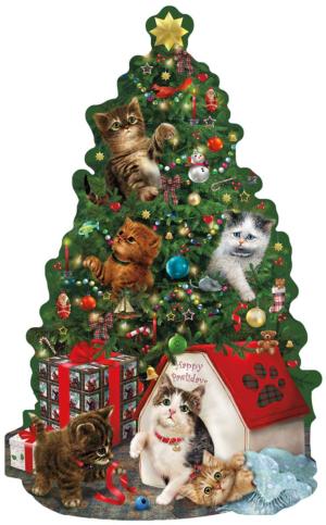 Kitty Cat Playground Christmas Jigsaw Puzzle By SunsOut