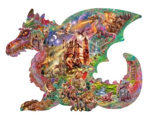 Dragon's Castle Dragon Jigsaw Puzzle By SunsOut