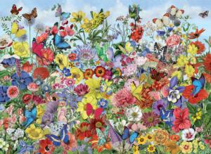 Butterfly Garden Butterflies and Insects Jigsaw Puzzle By Cobble Hill