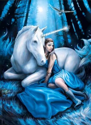 Blue Moon Unicorn Jigsaw Puzzle By Clementoni