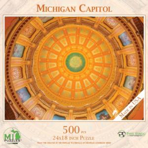 Michigan Capitol Pattern & Geometric Impossible Puzzle By MI Puzzles
