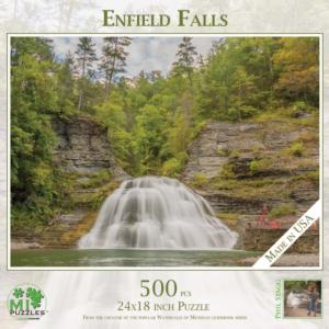 Enfield Falls Waterfall Jigsaw Puzzle By MI Puzzles