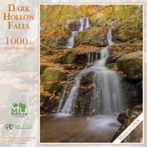 Dark Hollow Falls Waterfall Jigsaw Puzzle By MI Puzzles