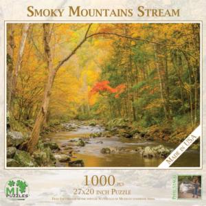 Smoky Mountains Stream Lakes & Rivers Jigsaw Puzzle By MI Puzzles