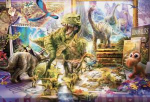 Dinosaurs Come to Life Dinosaurs Children's Puzzles By Vermont Christmas Company