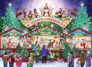 Christkindlemarkt Christmas Jigsaw Puzzle By Vermont Christmas Company