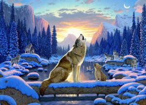 Wolf Song Lakes & Rivers Jigsaw Puzzle By Vermont Christmas Company