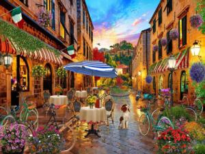 Biking Through Italy Italy Jigsaw Puzzle By Vermont Christmas Company