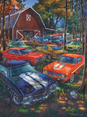 Room for One More? Car Jigsaw Puzzle By Vermont Christmas Company
