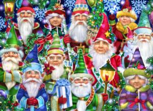 Christmas Gnomes Christmas Jigsaw Puzzle By Vermont Christmas Company