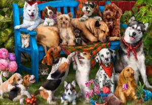 Patio Pups Dogs Children's Puzzles By Vermont Christmas Company
