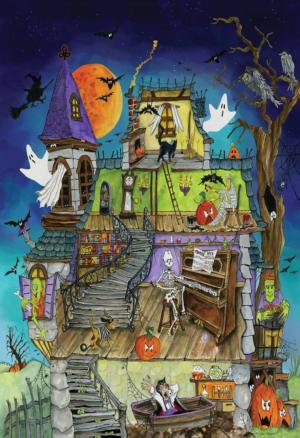 Spooky Halloween  Halloween Jigsaw Puzzle By Vermont Christmas Company