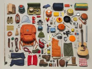 Camping Equipment Collection Camping Jigsaw Puzzle By New York Puzzle Co