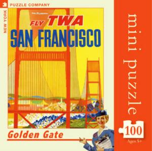 Golden Gate Mini Puzzle San Francisco Small Pieces By New York Puzzle Co