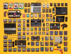 Video Games Collection Video Game Jigsaw Puzzle By New York Puzzle Co