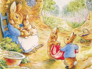 Peter Rabbit's Home Children's Cartoon Children's Puzzles By New York Puzzle Co