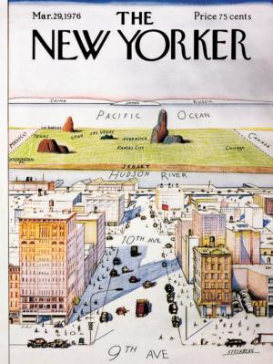 View of the World Magazines and Newspapers Jigsaw Puzzle By New York Puzzle Co