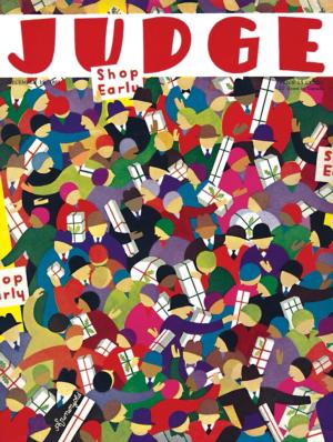 Shop Early Shopping Jigsaw Puzzle By New York Puzzle Co
