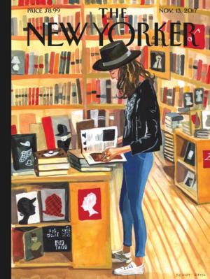 At the Strand Books & Reading Jigsaw Puzzle By New York Puzzle Co
