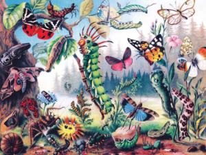 Metamorphosis Butterflies and Insects Jigsaw Puzzle By New York Puzzle Co