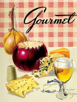 Cheese Tasting Magazines and Newspapers Jigsaw Puzzle By New York Puzzle Co