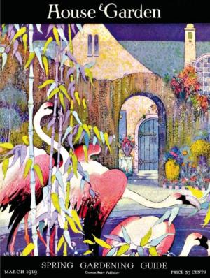 Flamingo Garden Magazines and Newspapers Jigsaw Puzzle By New York Puzzle Co