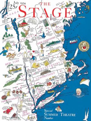 Summer Theatre Maps & Geography Jigsaw Puzzle By New York Puzzle Co
