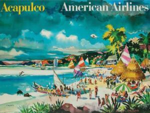 Acapulco Beach & Ocean Jigsaw Puzzle By New York Puzzle Co