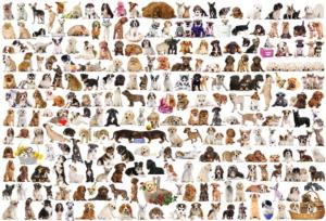 The World of Dogs Pattern & Geometric Jigsaw Puzzle By Eurographics