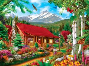 Mountain Hideaway Cabin & Cottage Jigsaw Puzzle By MasterPieces