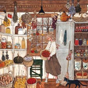 Winter Stores Fall Jigsaw Puzzle By New York Puzzle Co