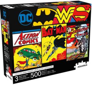 DC Comics 500 Piece (Set of 3 Puzzles) Wonder Woman Multi-Pack By Aquarius