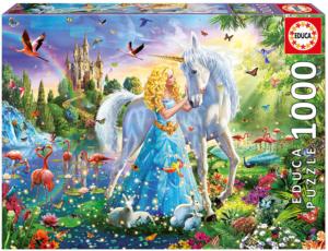 The Princess and the Unicorn Unicorn Jigsaw Puzzle By Educa
