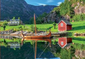 Viking Ship Photography Jigsaw Puzzle By Educa