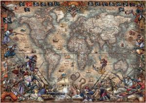 Pirates Map Pirate Jigsaw Puzzle By Educa