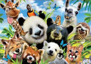 Llama Drama Selfie Jungle Animals Jigsaw Puzzle By Educa
