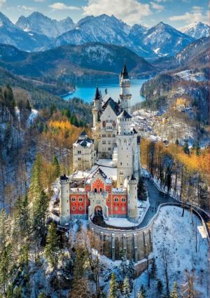 Neuschwanstein Castle From The Air Germany Jigsaw Puzzle By Educa