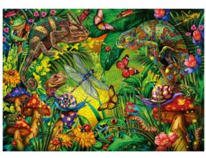 Colorful Forest Butterflies and Insects Jigsaw Puzzle By Educa