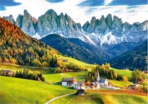 Autumn In The Dolomites Landscape Jigsaw Puzzle By Educa