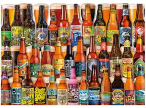 Draft Beers Drinks & Adult Beverage Jigsaw Puzzle By Educa
