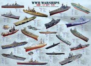 World War II Warships Pattern & Geometric Jigsaw Puzzle By Eurographics