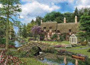 Cobble Walk Cottage Flower & Garden Jigsaw Puzzle By Eurographics