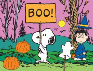 Peanuts Halloween - Boo! Children's Cartoon Jigsaw Puzzle By RoseArt