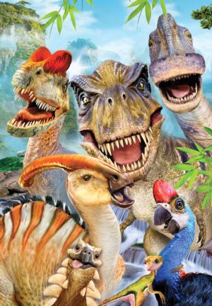 Prehistoria - Dino Landscape, 300 Pieces, Ceaco | Serious Puzzles