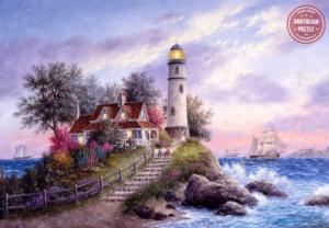Captain's Cove Lighthouse Jigsaw Puzzle By Anatolian