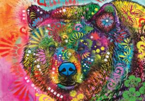 Hunky Bear 2 Rainbow & Gradient Jigsaw Puzzle By Anatolian
