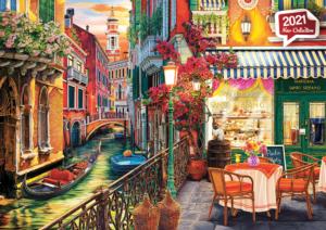 Venetian Cafe Italy Jigsaw Puzzle By Anatolian