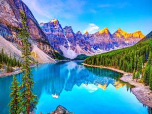 Moraine Lake Banff, Canada Lakes & Rivers Jigsaw Puzzle By Kodak