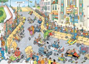 The Soapbox Race 200th Puzzle Cartoon Jigsaw Puzzle By Jumbo