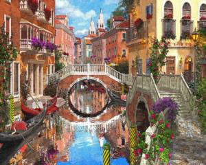 Venetian Waterway Italy Jigsaw Puzzle By Vermont Christmas Company